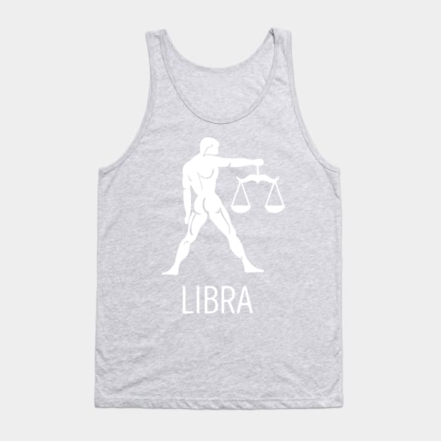 Astrological Zodiac Tee Shirts - Libra the Scales Tank Top by Nonstop Shirts